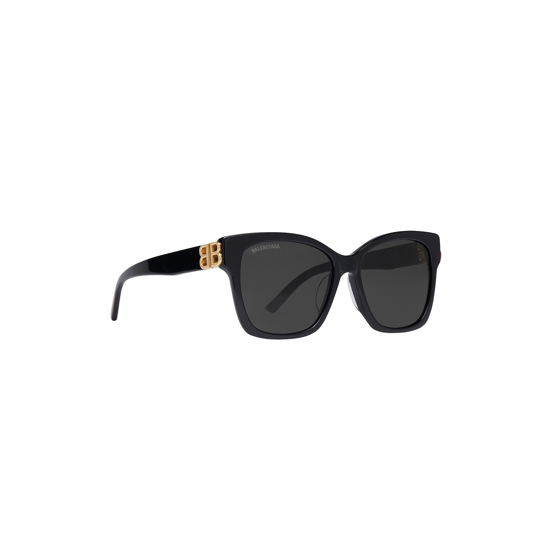 Women’s Dynasty Square Sunglasses in Black - Image 3
